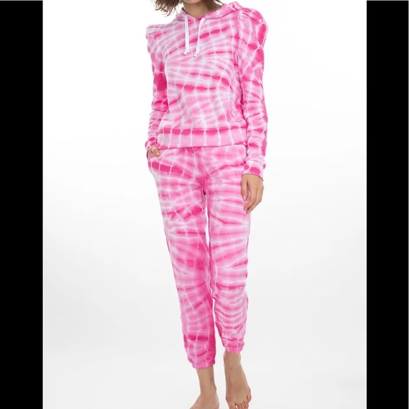 Generation Love Isla Tie-Dye Sweatpants pink/white NEW NWT - Picture 1 of 3